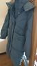 雪中飞服饰五折2025冬新款女士中长款羽绒服百搭时尚休闲气质大口袋 雾蓝色|5205 S /155/80A 实拍图