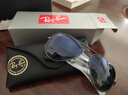 雷朋（RayBan）经典飞行员系列太阳镜开车骑行墨镜男女户外眼镜0RB3025礼物 W0879 枪色镜框绿色镜片 尺寸58 实拍图
