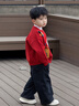 嘟嘟家宝宝拜年服冬装儿童冬季新年红色毛衣男童针织衫女童长袖上衣童装 红色 120 晒单实拍图