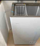 海尔（Haier）100L单温冰柜小型家用小冰柜商用减霜一级能效冷藏冷冻转换深冷冷柜小冰箱BC/BD-100GHW9D国家补贴 实拍图