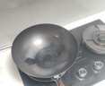 京严铁锅章丘炒锅正宗老式无涂层精铁不粘炒菜锅家用圆底煎锅燃气专用 【宗师级｜古法技艺】适合5-7人  直径 34cm 【三次开锅发货｜不粘不锈｜好养锅】 实拍图