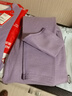 猫人新款10A级抗菌除螨含山羊绒蚕丝女士保暖内衣女套装丁香紫M 实拍图