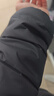 京东京造【air+零压羽绒】轻薄羽绒服男外套冬立领90鸭绒 曜石黑M 实拍图