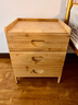 木马人现代简约床头柜简易卧室多层小柜子床边柜家用多功能储物柜可置物 【三抽屉】D款-原色（健康楠竹） 实拍图