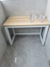 佐盛会议桌钢木书桌台式办公桌子白色钢架100*50 晒单实拍图