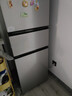 海尔（Haier）「真省电」217L三门小冰箱黑金净化一级能效风冷无霜星辉银BCD-217WGHC3E9S9国家补贴 实拍图