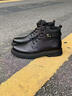 七匹狼高档男鞋冬季加绒马丁靴男款保暖真牛皮防滑鞋加厚百搭男士休闲鞋 黑色 （四季款） 42 (260mm) 【皮鞋码 宽松版型】 实拍图