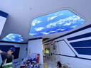 天花软膜吊顶白色透光膜星空灯膜 无边框高清UV卡布灯箱B级防火膜 软膜灯箱【请务必发尺寸给客服】 实拍图
