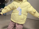 巴拉巴拉童装宝宝羽绒服三防男童冬装女童连帽外套萌趣2025新款面包服外套 实拍图