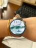 HUAWEI WATCH 5 42mm高端款烁金色904L不锈钢表壳星云杏素皮复合表带首创X-TAP智感窗eSIM华为智能手表 实拍图