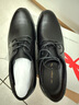 红蜻蜓真皮男鞋秋冬舒适商务休闲皮鞋高级正装德比鞋婚鞋WTA7376黑色40 实拍图