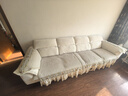 顾家家居政府补贴家用一字直排式布艺沙发客厅小户型2025新款办公室棉麻 3.1m【海绵+乳胶+羽绒+太空棉】 奶烙白丨棉麻质感【俄罗斯松木框架】 实拍图