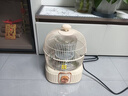 万宝取暖器小太阳家用鸟笼式烤火炉卧室电热扇节能省电小型电暖器电烤炉速热 奶油色【碳晶盘】无极调温+延长线 实拍图