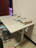黑白调A2学习桌书桌儿童桌椅实木升降桌子写字桌电脑桌进口橡胶木1.2m 实拍图