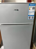 奥克斯（AUX）家用双门迷你小型冰箱 冷藏冷冻保鲜小冰箱 宿舍租房节能电冰箱 【国家补贴】BCD-24K118 基础款 银色 实拍图