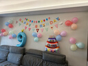 多美忆生日场景布置女孩男孩生日气球道具氛围派对装饰儿童生日蛋糕 实拍图