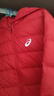 亚瑟士亚瑟士童装冬季中大儿童保暖连帽轻薄羽绒服【赠收纳袋】 0601红色 140 cm 实拍图