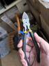 得力（deli）防滑水口钳水口剪电子剪塑料斜口钳电工剪6英寸剪电线钳子应急 实拍图