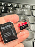 闪迪（SanDisk）64GB TF（MicroSD）存储卡 U3 C10 A2 V30 4K 至尊超极速移动版内存卡 读速200MB/s 实拍图