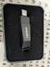 联想（Lenovo）64G 个性定制手机U盘 Type-C USB3.2 双接口旋转优盘 金属耐用 商务办公必备 SS370系列 灰色 实拍图