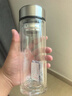 京东京造双层加厚玻璃杯 无铅高硼硅带茶隔水杯304茶隔泡茶杯男士360mL 实拍图