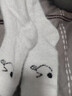 【冬季必备】水貂绒袜子加厚保暖可爱女生白色卡通表情毛茸茸袜子 出厂价-随机【1双装】 35-42码 实拍图