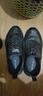 稻草人秋冬新款男鞋休闲鞋皮鞋男士跑步运动鞋轻质舒适 501 刺绣黑色 41 实拍图