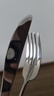 京东京造 勺子 刀叉汤勺水果叉西餐牛排不锈钢【布纹手柄】三件套 实拍图