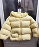 巴拉巴拉童装儿童羽绒服宝宝男女童2025冬装新款婴儿外套保暖上衣泡芙羽绒 黄色小南瓜31004-白鸭绒 100 （充绒量81g 适合2-3岁） 实拍图