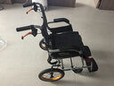 康扬（karma）轮椅超轻便折叠小型曲面坐垫偏瘫骨折老人专用旅游代步车KM-2501 实拍图