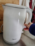 美的（Midea）电水壶电热水壶食品级304/316L不锈钢家用双层防烫烧水壶 1.7L大容量热水壶内胆易洁开水壶煮茶壶 1.7L 【316L母婴材质】SH17M301PRO 实拍图