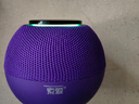 索爱（soaiy）S65M音箱全屏炫彩电脑喇叭低音炮家用车载迷你便携式小音响长续航收款插卡播放器 丁香紫 实拍图