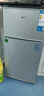 奥克斯小冰箱家用小型迷你冷藏冷冻两用出租房宿舍用节能省电寝室办公室电冰箱 【全国联保】42A156D银【节能省电】 实拍图