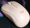 罗技（Logitech）M221轻音鼠标 无线鼠标 办公鼠标 对称鼠标 带无线微型接收器 茱萸粉 实拍图