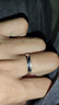 中国黄金足银戒指男生素圈纯银指环单身尾戒生日礼物送男友老公纪念日 足银交织男戒【京速达】C530 实拍图