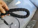 萌嘟星宠 狗狗牵引绳P链反光防爆冲尼龙遛狗拴狗绳项圈中大型犬 黑色L号 实拍图