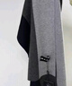 海澜之家（HLA）围巾含羊毛男士围脖脖套生日礼物男生送男朋友送爸爸 黑灰色 均码 实拍图