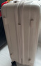 汉客行李箱女拉杆箱男登机箱镇店之宝双层拉链密码箱子旅行箱20英寸白 实拍图