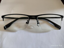 普莱斯（pulais）近视眼镜框可配度数纯钛金属高端商务半框轻8g眼镜配1.56万新镜片 实拍图