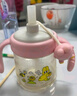 葆氏儿童牛奶杯学饮杯直饮喝水杯宝宝吸管杯PPSU材质带刻度300ML-粉兔 实拍图