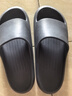 朴西香蕉船情侣凉拖鞋女浴室不易滑室内居家四季拖鞋男 深灰 44-45 实拍图