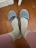 浪莎10双装袜子女秋冬中筒棉袜舒适吸汗透气纯色运动休闲女士袜子 实拍图