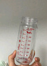 爱得利（evorie）奶瓶 宽口径婴儿奶瓶双手柄带重力球Tritan奶瓶240ml 粉(6个月+) 实拍图