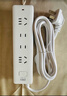 得力（deli）3C认证国标安全插座 插排/插线板/接线板/排插/拖线板 总控开关 儿童保护门 4组合孔3米 18253 实拍图