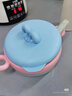 优可倍宝宝辅食保温碗婴儿专用碗316防摔防烫儿童餐具恒温幼儿注水保温 【升级款感温+带吸盘】浅蓝+勺子 实拍图