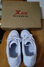 特步情侣男女板鞋小白鞋空军一号冬季革面保暖运动板鞋休闲鞋 实拍图