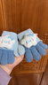 儿童手套宝宝卡通连指手套男孩女童冬季保暖防风婴幼儿一岁五指套 2#玉桂狗建议0-3岁 3-12岁 实拍图