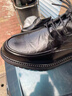 百丽踏系列品牌断码清仓真皮皮鞋男新款夏季商务正装休闲男士英伦风通勤 7710黑色-四季款 42 实拍图