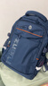 佐奴初中生书包大容量多隔层减负护脊背包男女高中学生双肩包 蓝色 实拍图