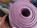 诗蒂曼 瑜伽垫男女士初学者健身垫加厚加宽防滑训练午睡垫隔音地垫家用 梦幻紫183x61x10mm(含瑜伽绑带) 实拍图
